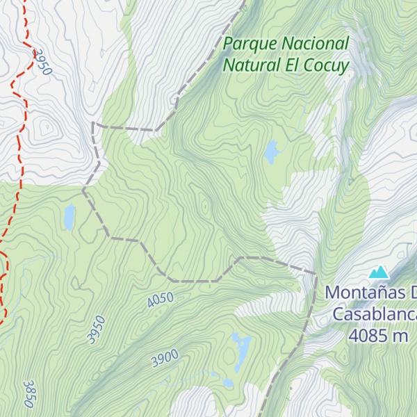 Map of Alto La Guarita