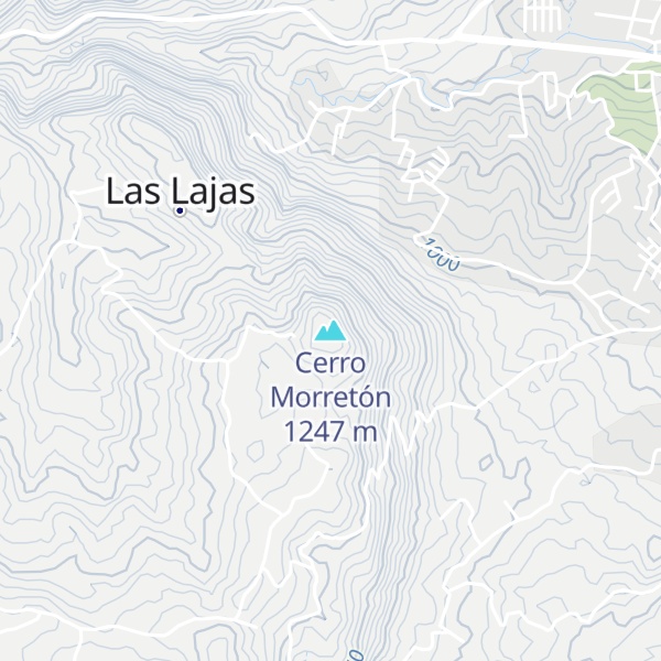 Map of Cerro Morretón