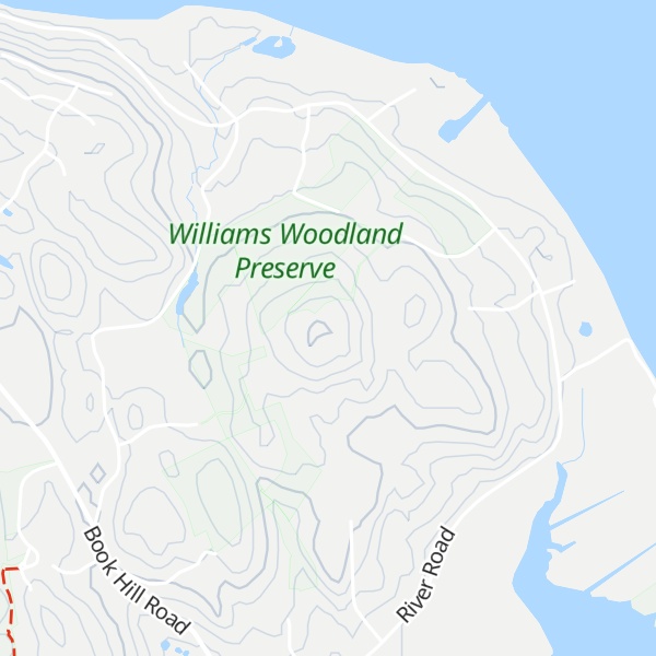 Map of Millstone Hill