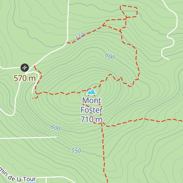 Map of Mont Foster