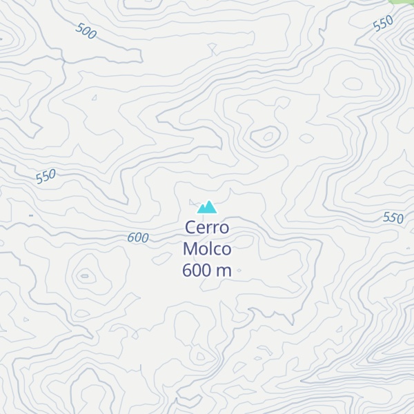 Map of Cerro Molco