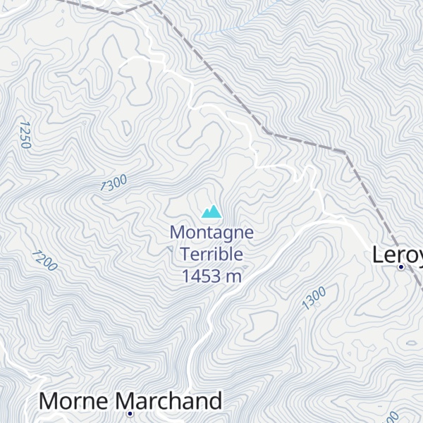 Map of Montagne Terrible