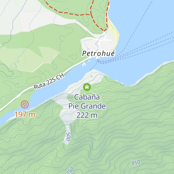 Map of Cabaña Pie Grande