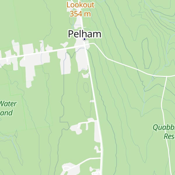 Map of Pine Hill