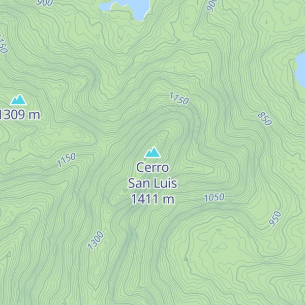 Map of Cerro San Luis
