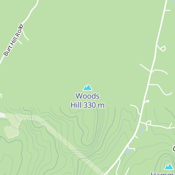 Map of Woods Hill