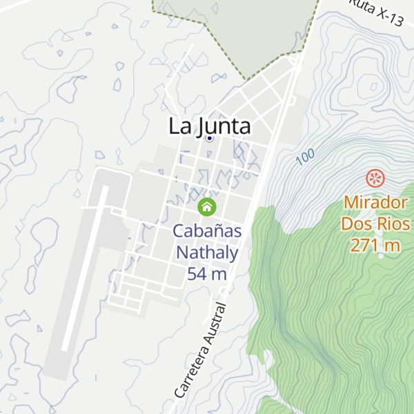 Map of Cabañas Nathaly
