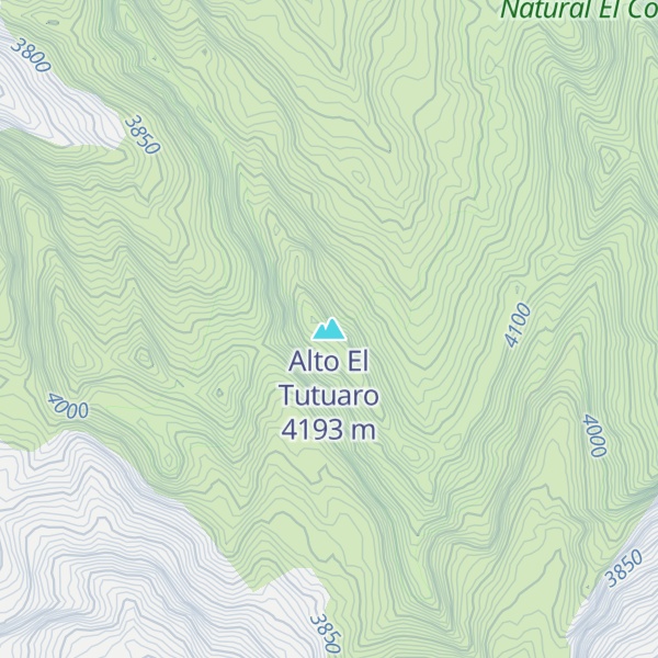 Map of Alto El Tutuaro