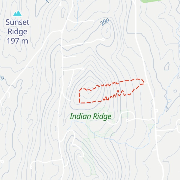 Map of Mount Marcy