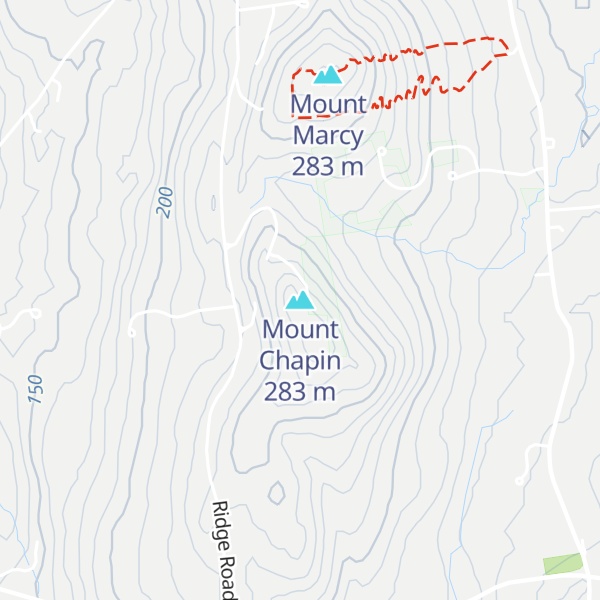 Map of Mount Chapin