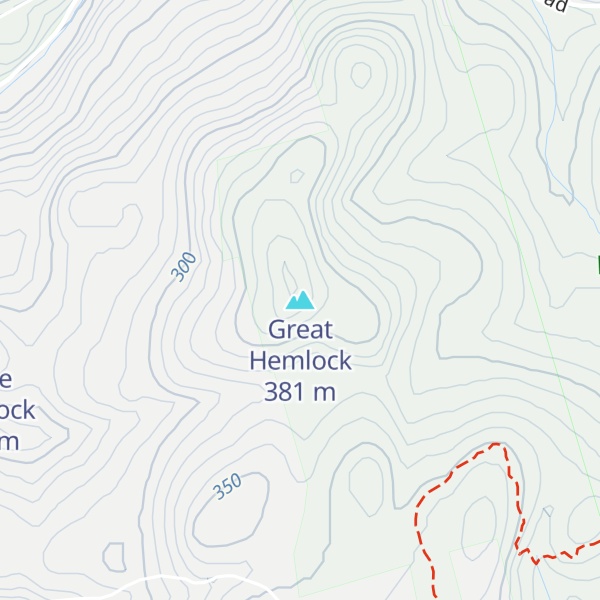 Map of Great Hemlock