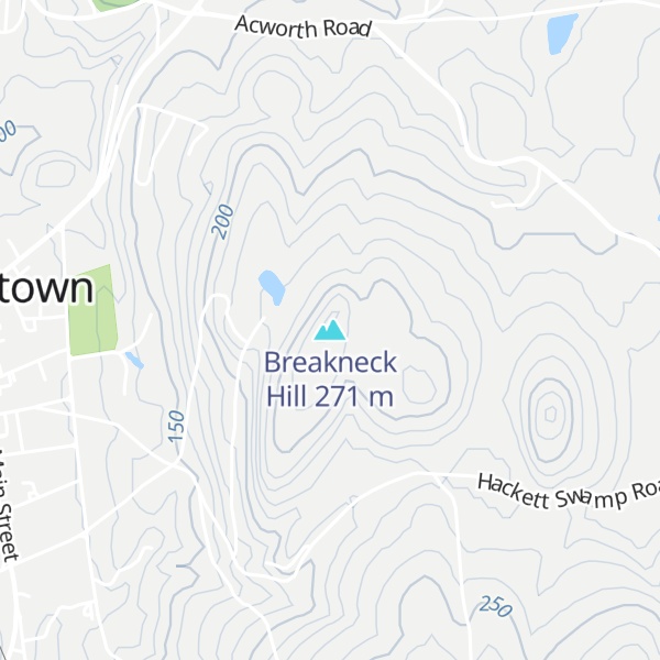 Map of Breakneck Hill