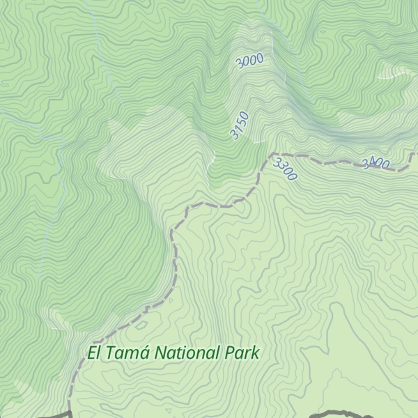 Map of Páramo del Tamá