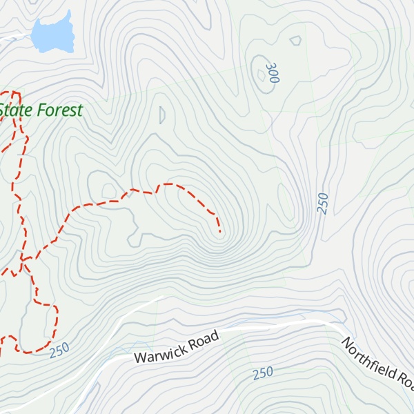 Map of Notch Mountain