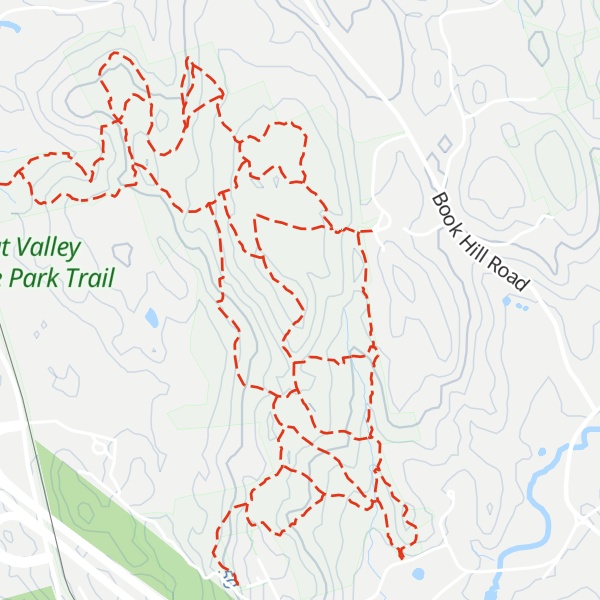 Map of Book Hill