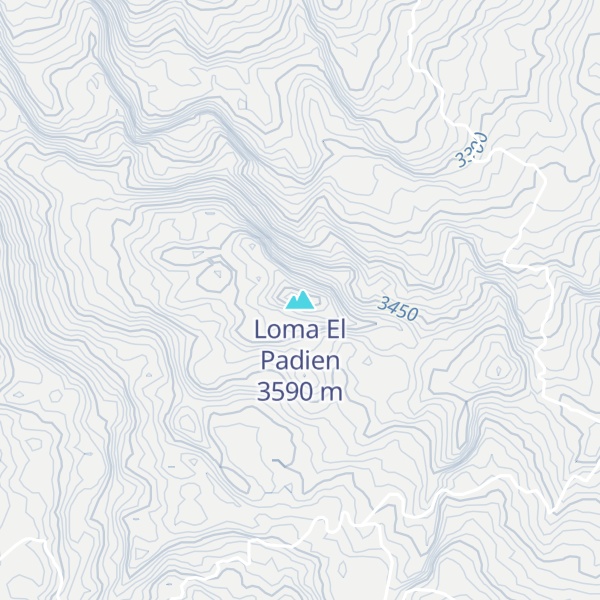 Map of Loma El Padien