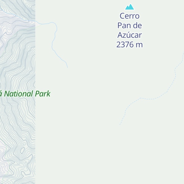 Map of Pico La Vela