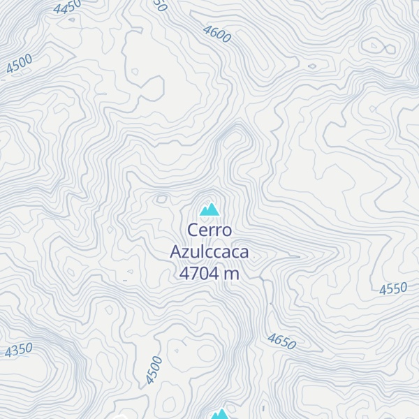Map of Cerro Azulccaca