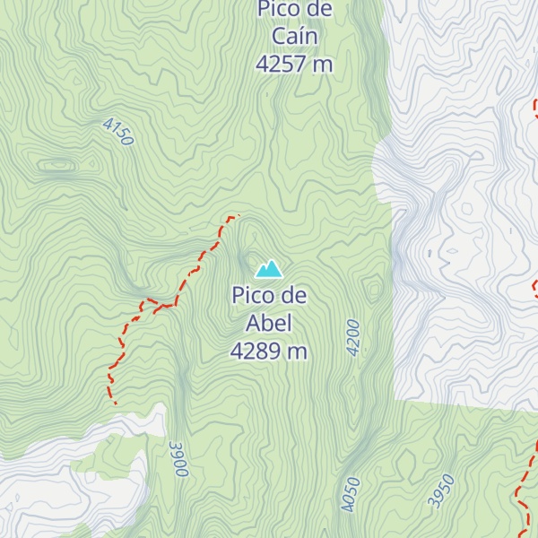 Map of Pico de Abel