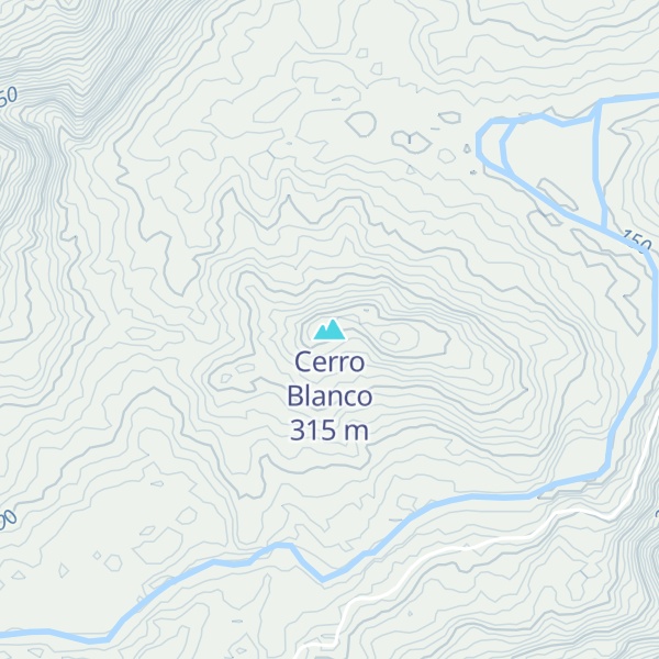 Map of Cerro Blanco