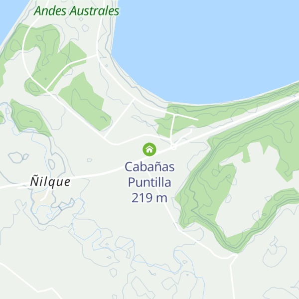 Map of Cabañas Puntilla