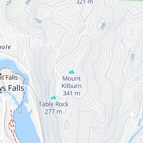 Map of Mount Kilburn