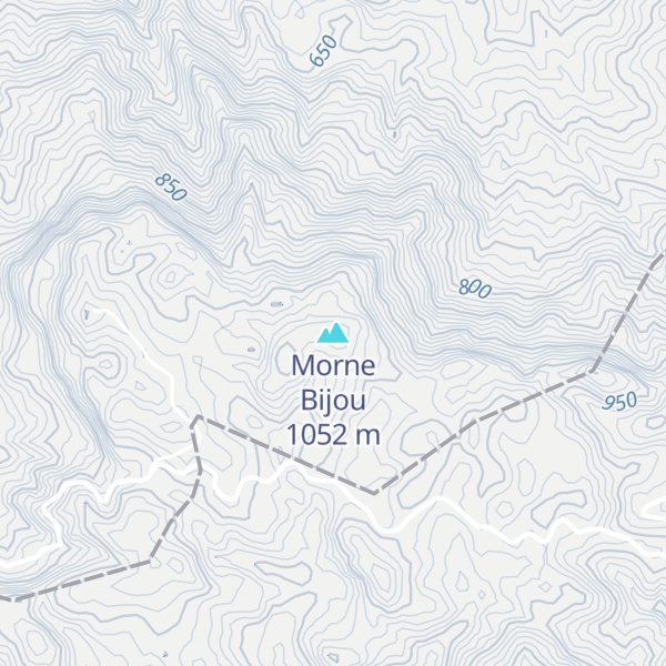 Map of Morne Bijou
