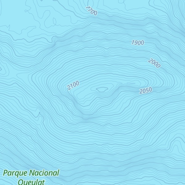 Map of Nevado Queulat