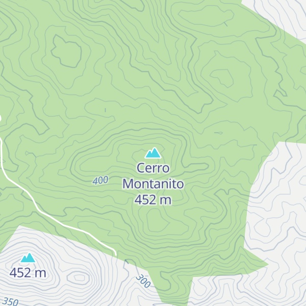Map of Cerro Montanito