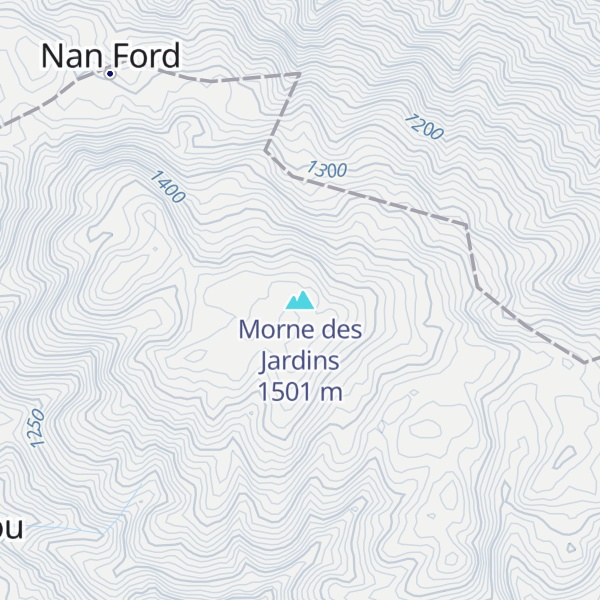 Map of Morne des Jardins
