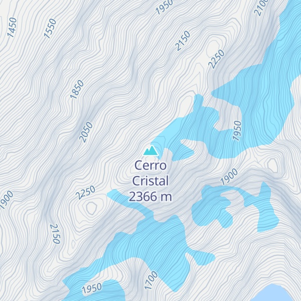 Map of Cerro Cristal