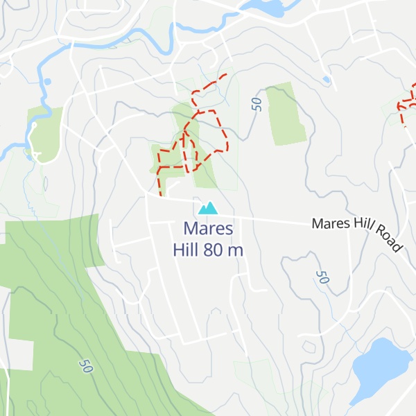 Map of Mares Hill