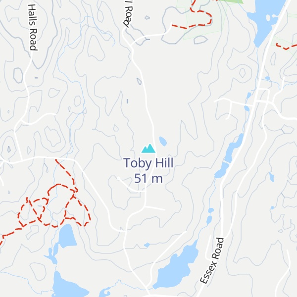 Map of Toby Hill