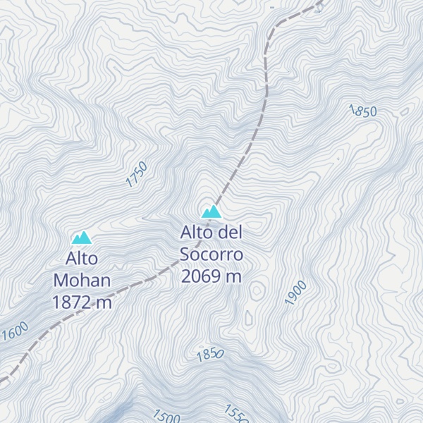Map of Alto del Socorro