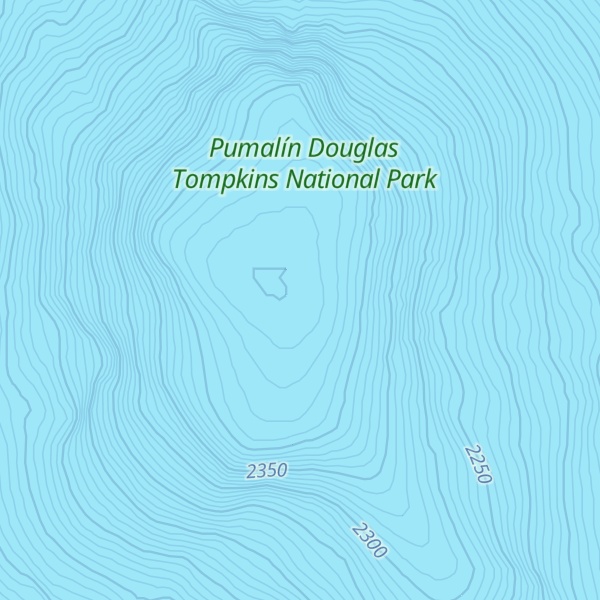 Map of Volcán Michinmahuida