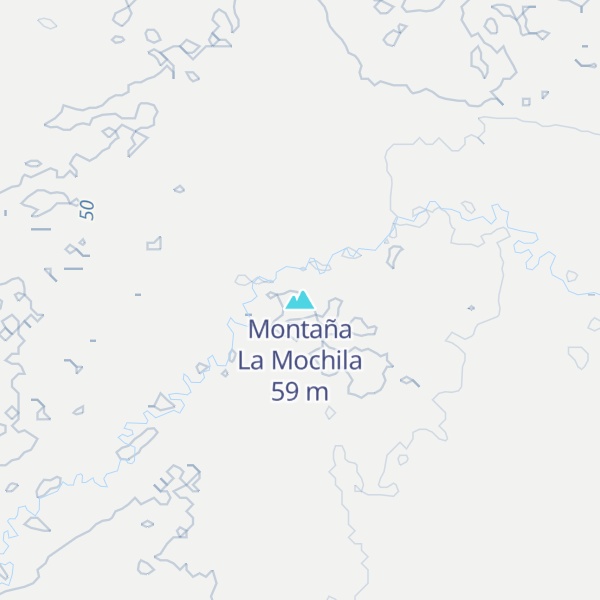 Map of Montaña La Mochila