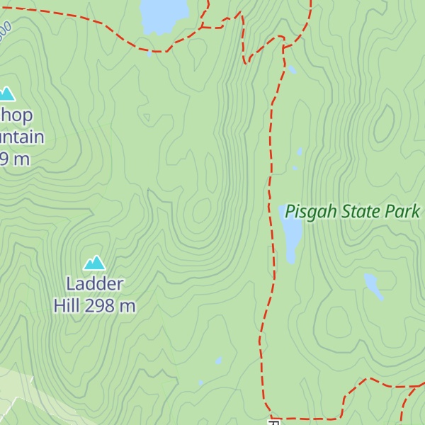 Map of Tufts Mountain