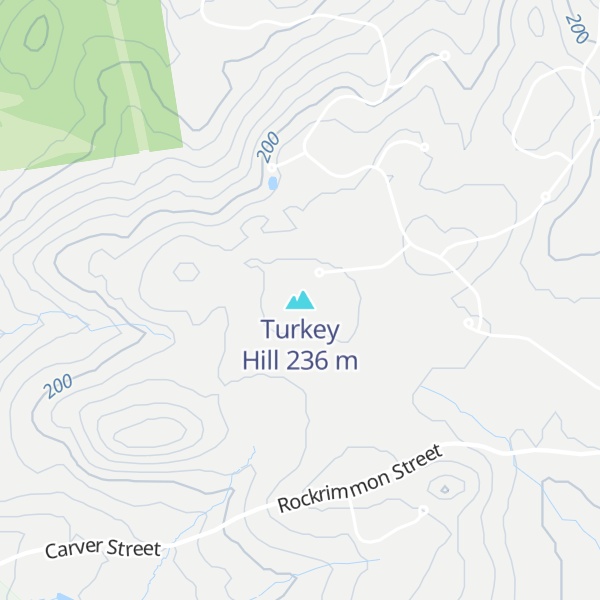 Map of Turkey Hill