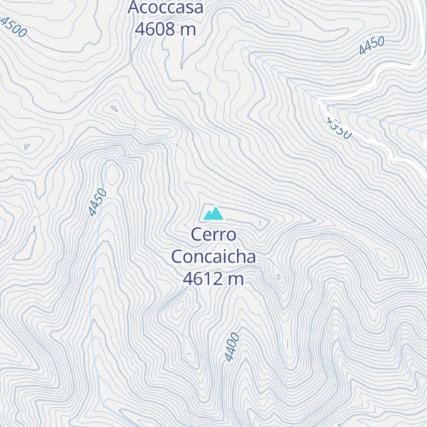 Map of Cerro Concaicha