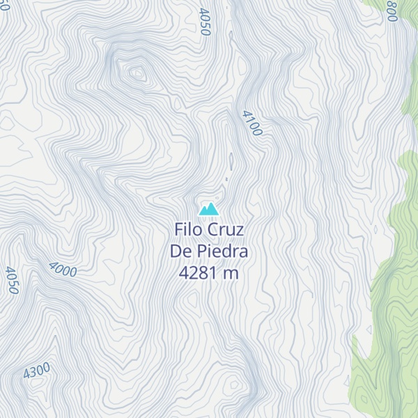 Map of Filo Cruz De Piedra