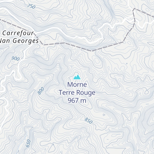 Map of Morne Terre Rouge