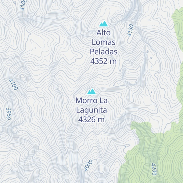 Map of Morro La Lagunita