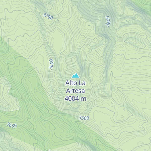 Map of Alto La Artesa