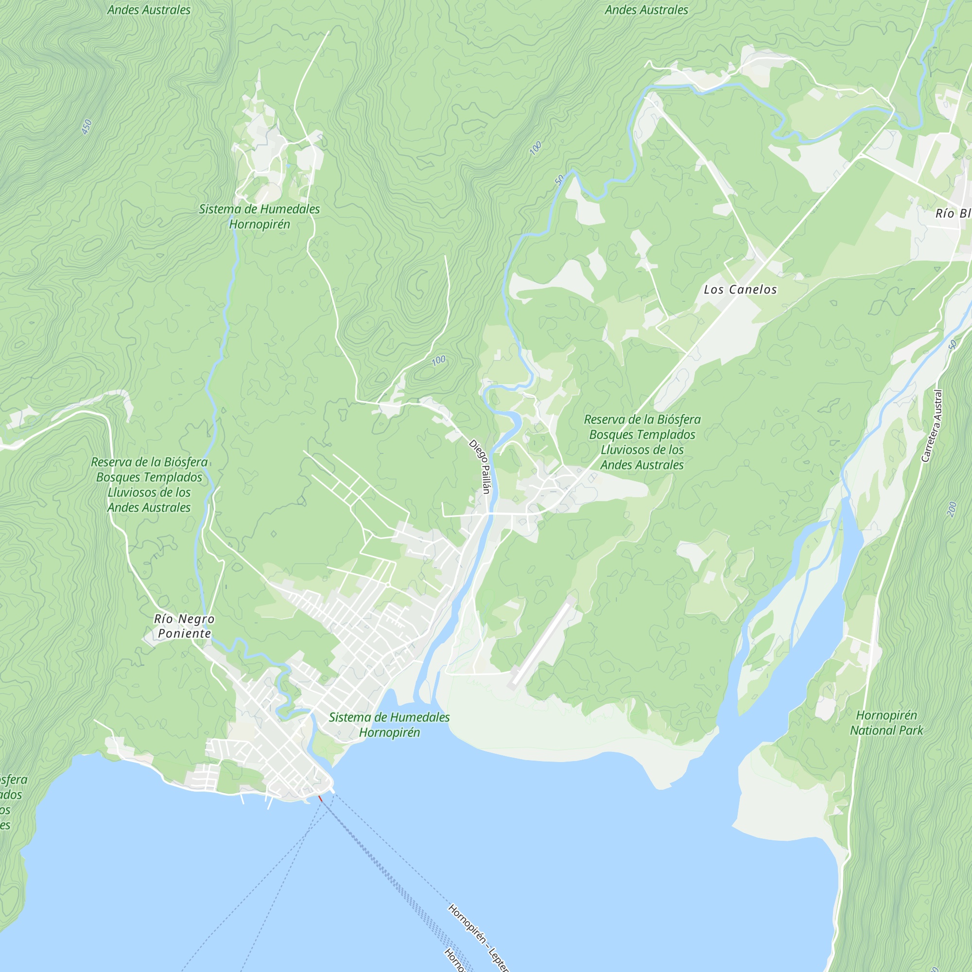 Cabanas Carola map