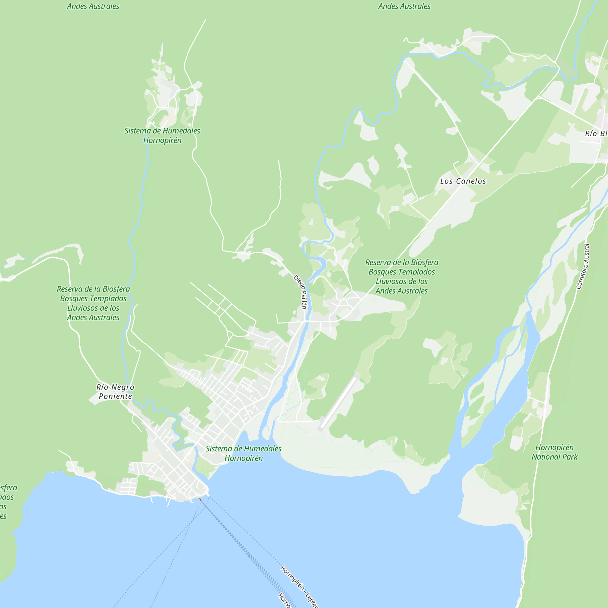 Cabanas Carola map