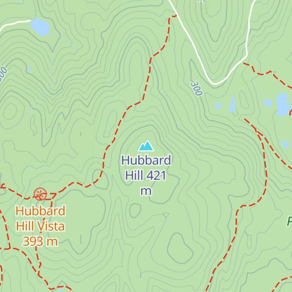 Map of Hubbard Hill