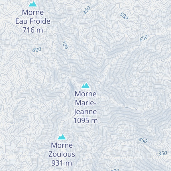 Map of Morne Marie-Jeanne