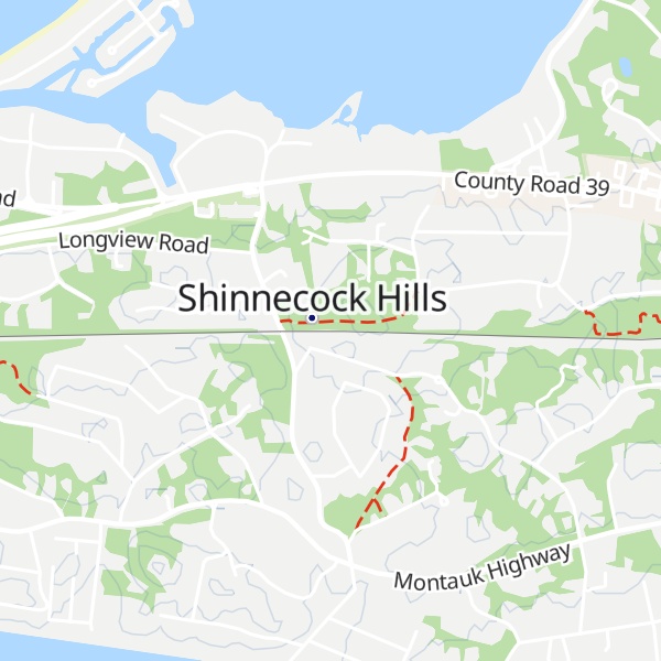 Map of Shinnecock Hills