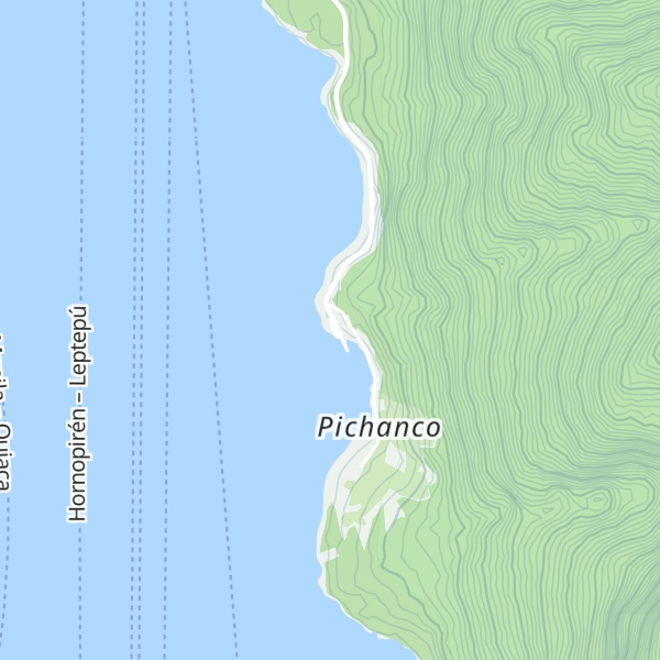 Map of Refugio Pichanco