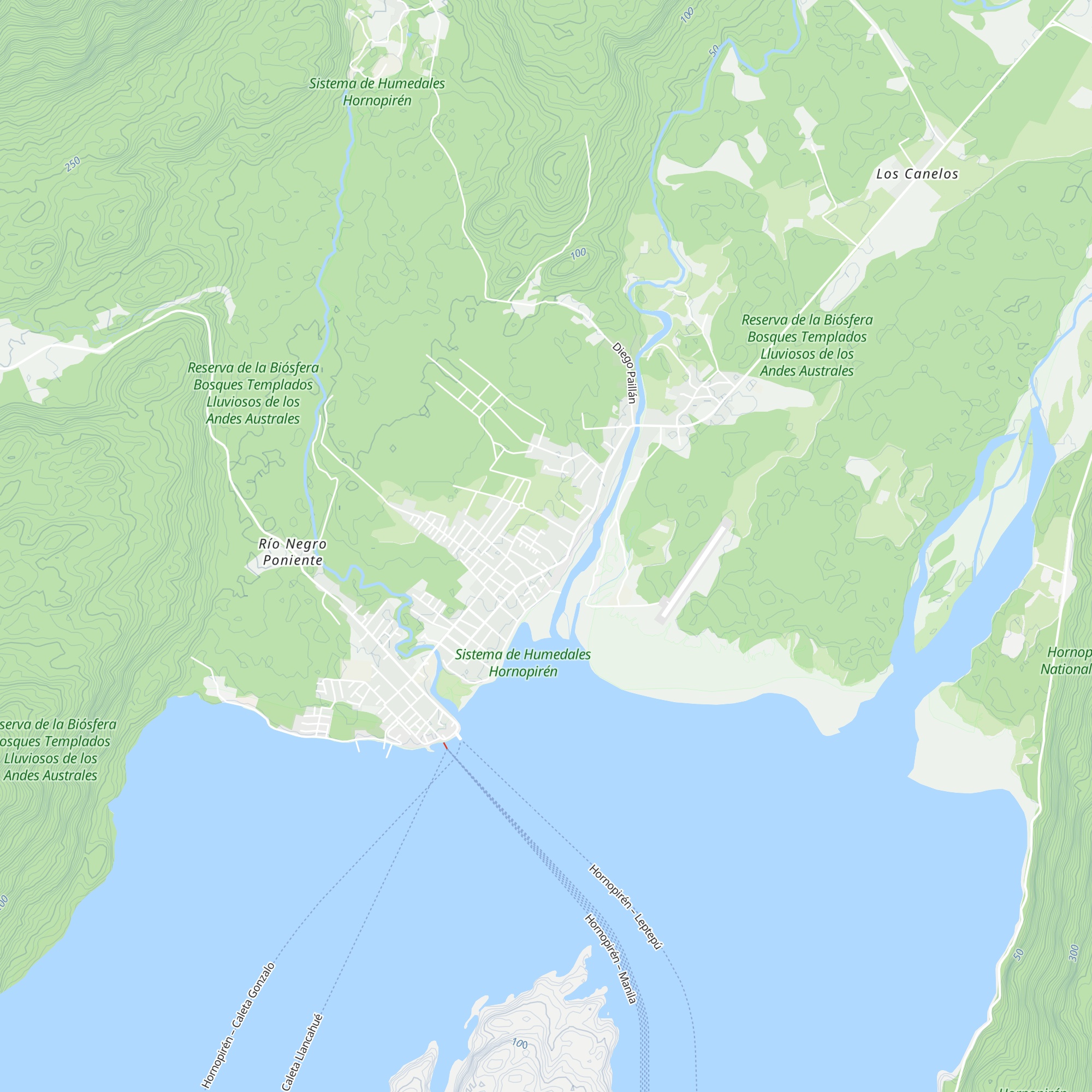 Refugio El Galpón map